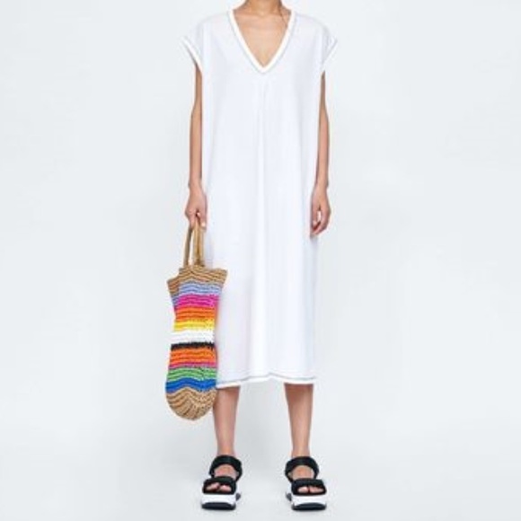 ZARA | SHIRT DRESS - Picture 2 of 7